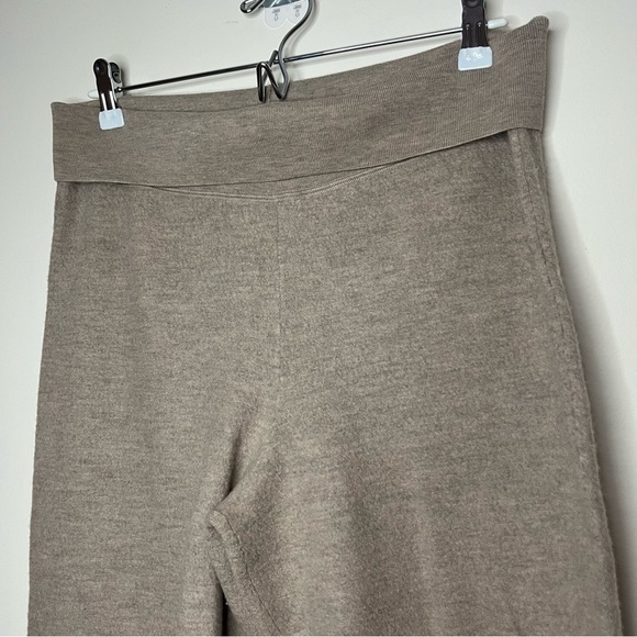 SOMETHING NAVY Mikayla 100% Wool Cigarette Crop Camel Pants - Picture 4 of 8